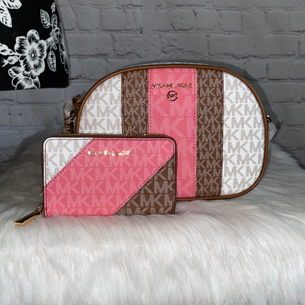 ❤️🛍👜Michael Kors JET SET CHARM/JET SET 2pc Set